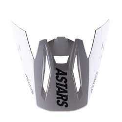 Kšilt pro přilby S-M5 RAYON, ALPINESTARS (bílá matná/černá)