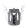 Kšilt pro přilby S-M5 RAYON, ALPINESTARS (bílá matná/černá)