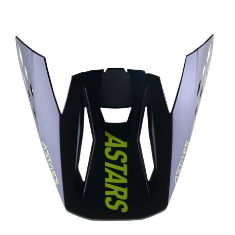 Kšilt pro přilby S-M5 RAYON, ALPINESTARS (černá/žlutá fluo/tmavě modrá)