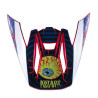 Kšilt pro přilby S-M5 SOLAR FLARE, ALPINESTARS (černá/modrá/červená fluo/žlutá fluo)