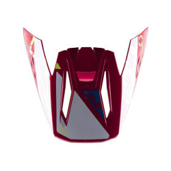 Kšilt pro přilby S-M5 ACTION, ALPINESTARS (červená/žlutá fluo/bílá/modrá)