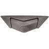 čelní kryt ventilace pro přilby Cyklon, CASSIDA - ČR (stříbrná titanium matná)