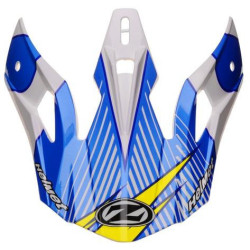 Kšilt pro přilby X1.9 a X1.9D, ZED (bílá/modrá/žlutá fluo/černá)