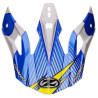 Kšilt pro přilby X1.9 a X1.9D, ZED (bílá/modrá/žlutá fluo/černá)