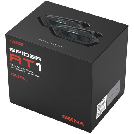 Mesh handsfree headset Spider RT1 (dosah 2 km), SENA (sada 2 jednotek)