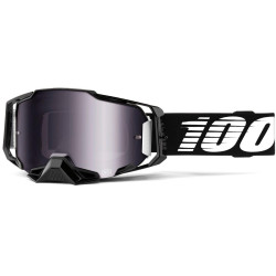 Brýle ARMEGA Black, 100% (stříbrné chrom plexi s čepy pro slídy)