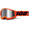 ACCURI 2, 100% brýle Orange, zrcadlové stříbrné plexi