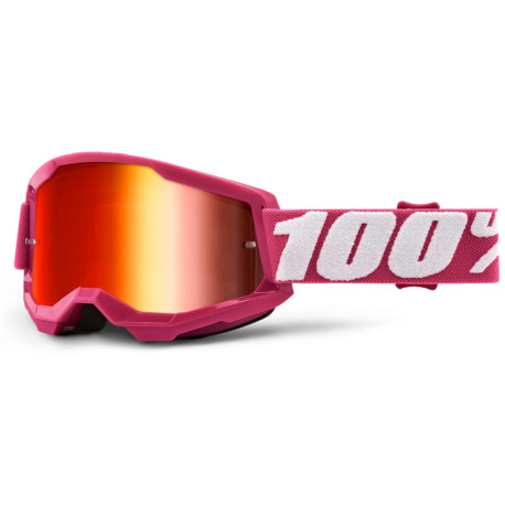 STRATA 2, 100% brýle Fletcher, zrcadlové červené plexi