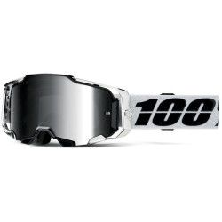 ARMEGA 100% brýle ATAC, stříbrné plexi