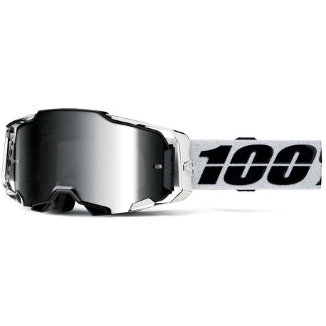 ARMEGA 100% brýle ATAC, stříbrné plexi