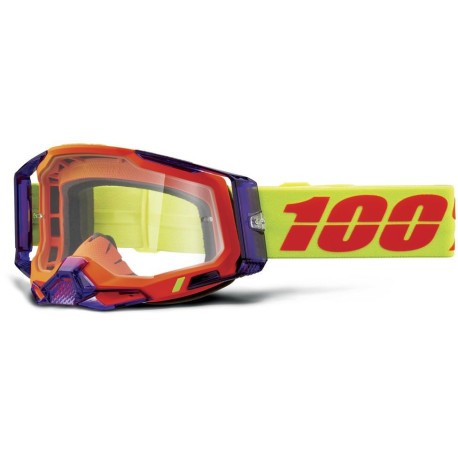 RACECRAFT 100% brýle Panam, čiré plexi