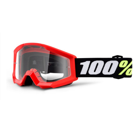 Brýle Strata MINI Gron Red, 100% dětské (čiré plexi)