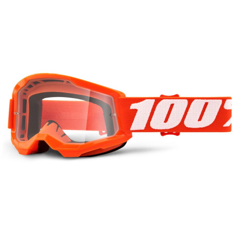 STRATA 2, 100% dětské brýle Orange, čiré plexi