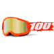 STRATA 2, 100% dětské brýle Orange, zrcadlové zlaté plexi