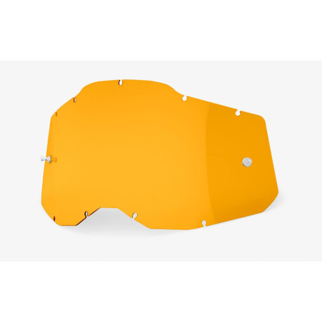 Plexi Racecraft 2/Accuri 2/Strata 2, 100% - USA (tmavě žluté, Anti-fog)