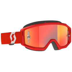 Brýle PRIMAL CH červené/bílé, SCOTT - USA (plexi oranžové chrom)