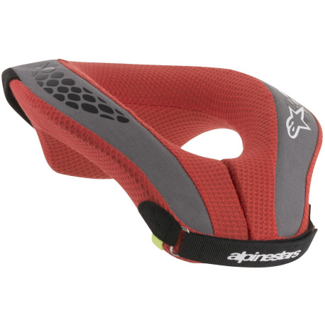 Nákrčník SEQUENCE YOUTH, ALPINESTARS, dětský (černý/červený/šedý/žlutý fluo) 2023