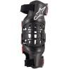 Kolenní ortézy BIONIC-10 CARBON, ALPINESTARS (černá/červená, pravé koleno) 2023