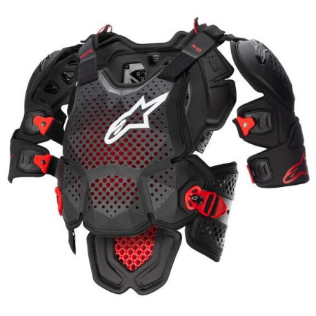 Chránič těla A-10 2, ALPINESTARS (černá antracit/červená) 2023