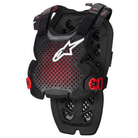 Chránič těla A-1 PRO, ALPINESTARS (černá antracit/červená) 2023