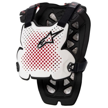 Chránič těla A-1 PRO, ALPINESTARS (bílá/černá/červená) 2023