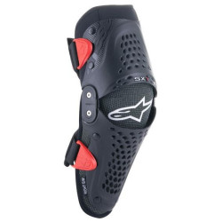 Chrániče kolen SX-1 YOUTH, ALPINESTARS, dětské (černá/červená, pár) 2025