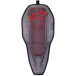 Páteřový chránič NUCLEON FLEX PROi vkládací s prodlouženou spodní částí, ALPINESTARS (transparentní/šedá/červená) 2026