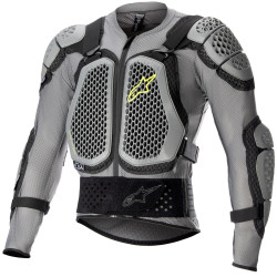 Chránič těla BIONIC ACTION 2, ALPINESTARS (šedá/černá/žlutá fluo) 2023