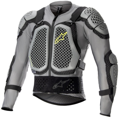 Chránič těla BIONIC ACTION 2, ALPINESTARS (šedá/černá/žlutá fluo) 2023