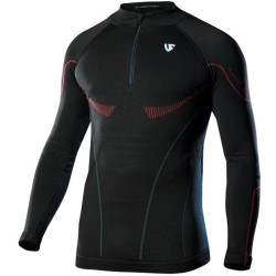 Termotriko s dlouhým rukávem Hero Long sleeve ZIP - warm, UNDERSHIELD (černá)