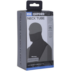 Nákrčník Deluxe Micro Fleece, OXFORD (černý, s průduchy a dlouhým límcem)