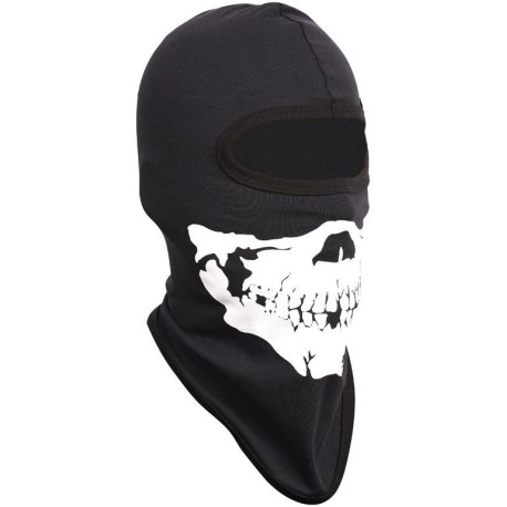 Kukla BALACLAVA SKULL, NOX (černá/bílá)