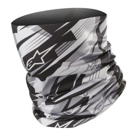 Nákrčník BLURRED NECK TUBE, ALPINESTARS (černá/šedá)