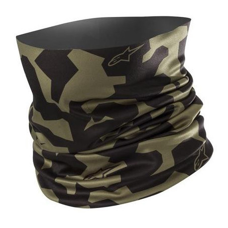 Nákrčník CAMO NECK TUBE, ALPINESTARS (vojenská zelená/černá)