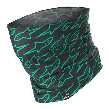 Nákrčník ASTARS NECK TUBE, ALPINESTARS (černá/zelená)