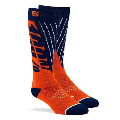 Ponožky TORQUE 100% (modrá/oranžová)