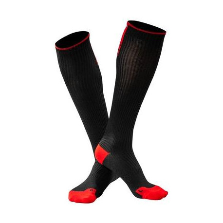 Ponožky PUSH - Compressive, UNDERSHIELD (černá/červená)