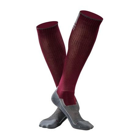 Ponožky RUSH - Compressive, UNDERSHIELD (bordó/šedá)