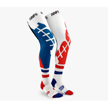 Nadkolenky REV, 100% USA (bílá/modrá/červená)