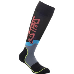 Ponožky MX PLUS-2, ALPINESTARS (černá/žlutá fluo/korálová) 2023