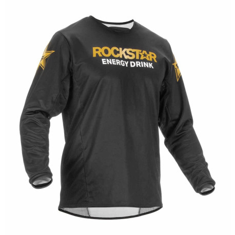 Dres KINETIC ROCKSTAR, FLY RACING - USA 2023 (černá/zlatá)