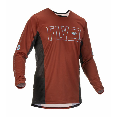 Dres KINETIC FUEL , FLY RACING - USA 2022 (rezavá/černá)