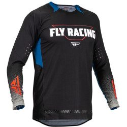 Dres EVOLUTION DST. FLY RACING - USA 2023 (černá/šedá/modrá)