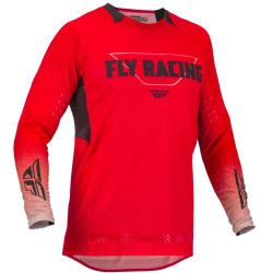 Dres EVOLUTION DST. FLY RACING - USA 2023 (červená/šedá)