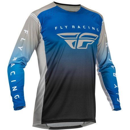 Dres LITE, FLY RACING - USA 2023 (modrá/šedá/černá)