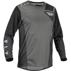Dres KINETIC JET, FLY RACING - USA 2023 (šedá/šedá/černá)