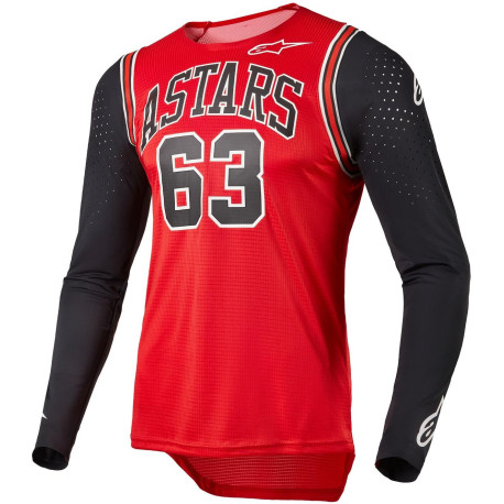 Dres TECHSTAR limitovaná edice ACUMEN, ALPINESTARS (červená/černá/bílá) 2023