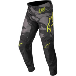Kalhoty RACER TACTICAL, ALPINESTARS (černá/šedá maskáčová/žlutá fluo)