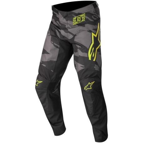 Kalhoty RACER TACTICAL, ALPINESTARS (černá/šedá maskáčová/žlutá fluo) 2022