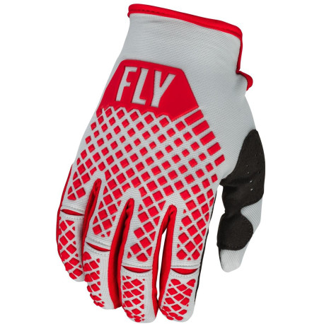 Rukavice KINETIC, FLY RACING - USA 2023 (červená/šedá)
